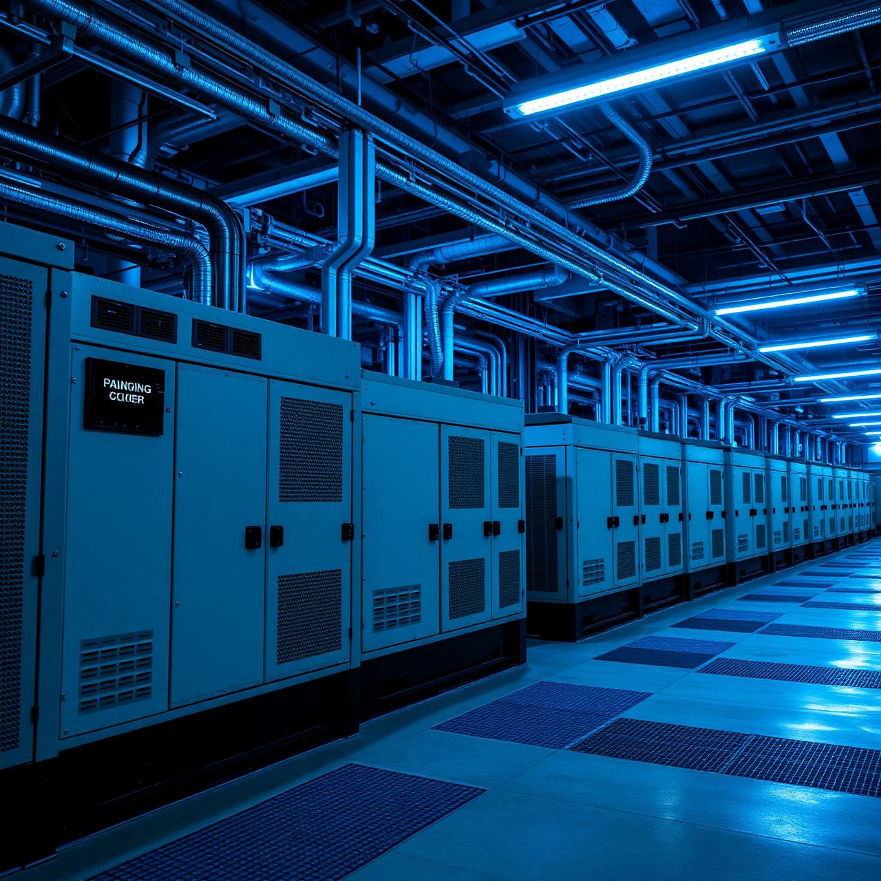 Modular Genset Bank District Cooling — 50MW